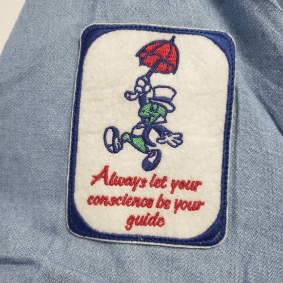 Disney Junk Food Jiminy Cricket Chambray Patches - Picture 4 of 5